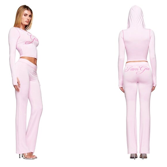 I.Am.Gia Blare Pink Hoodie AND Track Pant *NWT* - Picture 1 of 4